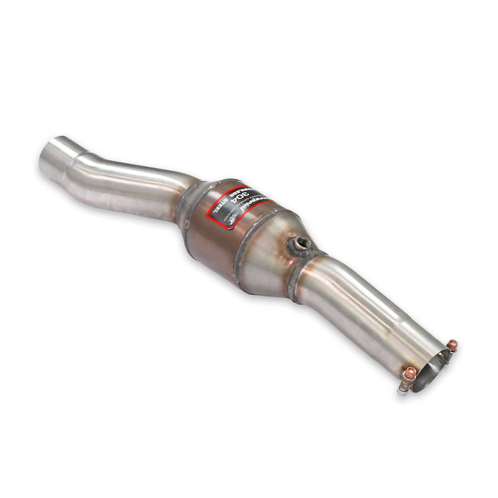 Scarico anteriore sinistro con catalizzatore metallico