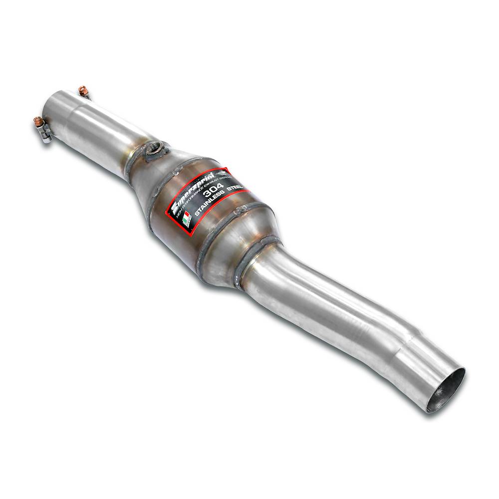 Front exhaust Leftwith  Metallic catalytic converter