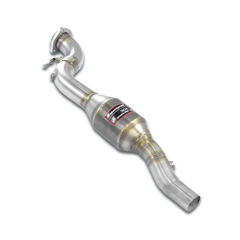 Front pipe with  Metallic catalytic converter Right