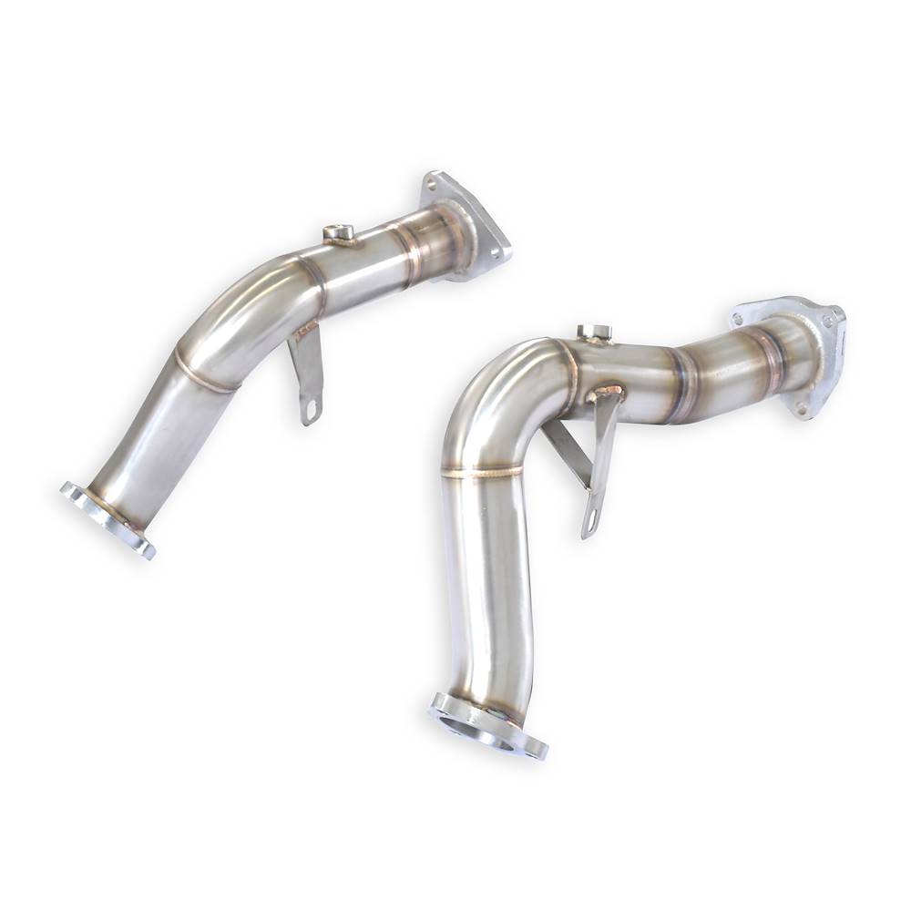 Downpipe destro + sinistro (Sostituisce catalizzatore di serie - Guida a sinistra)
