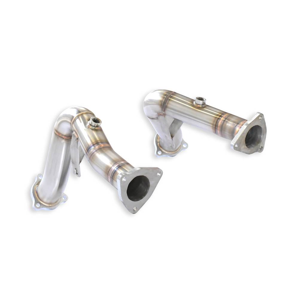 Downpipe destro + sinistro (Sostituisce catalizzatore di serie - Guida a sinistra)