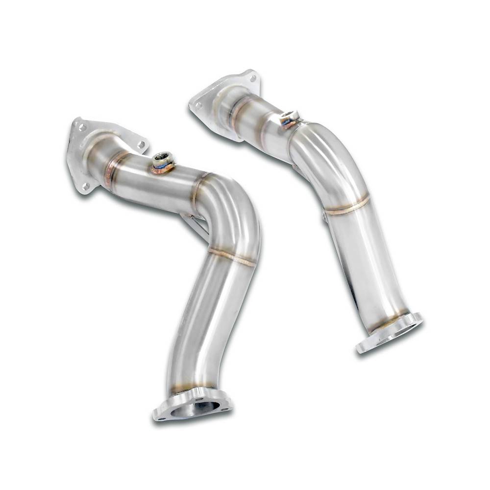 Downpipe destro + sinistro (Sostituisce catalizzatore di serie - Guida a sinistra)