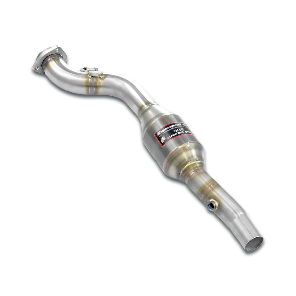 Vorderrohr Links + Sport Metallkatalysator