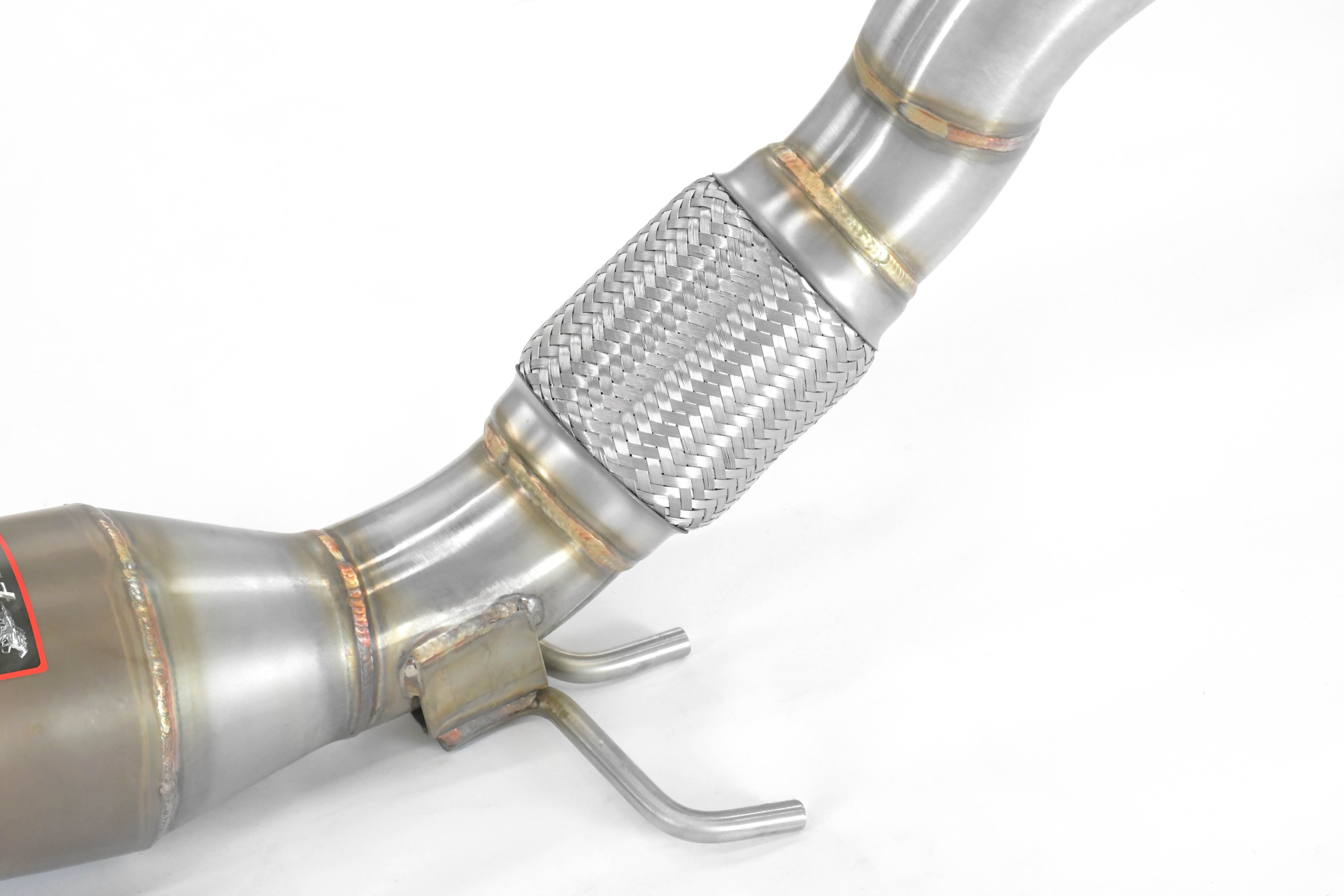 Kit tubo turbina + Catalizzatore metallico WRC 100 CPSI