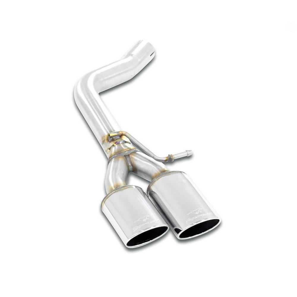 Rear pipe Left 100x75<br>(Muffler delete)