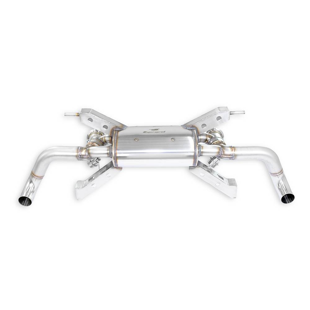 Rear exhaust with valves Right - Left (Deletes the stock, secondary catalytics - fits to the stock endpipes) <strong><span style=color:#ea0000;>-14,0 Kg</span></strong>