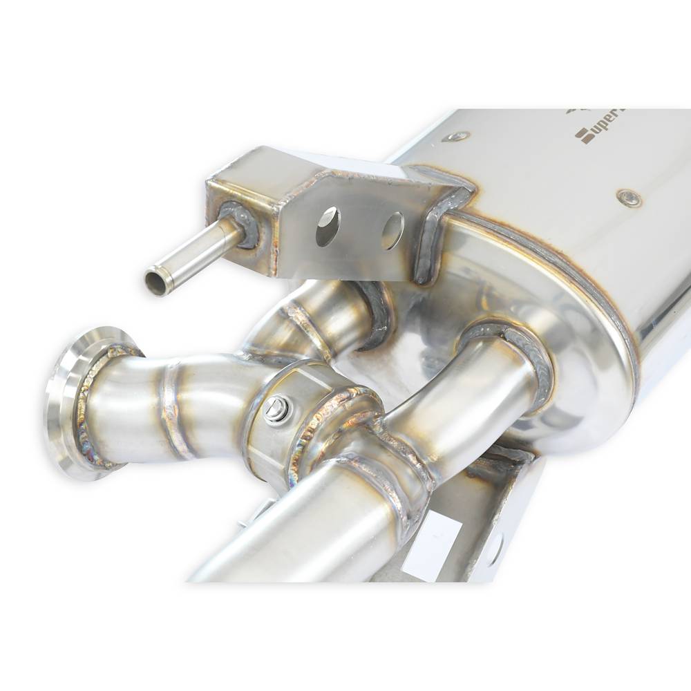 Rear exhaust with valves Right - Left (Deletes the stock, secondary catalytics - fits to the stock endpipes) <strong><span style=color:#ea0000;>-14,0 Kg</span></strong>