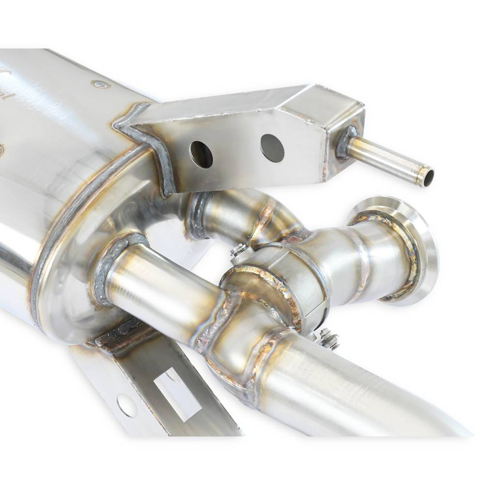 Rear exhaust with valves Right - Left (Deletes the stock, secondary catalytics - fits to the stock endpipes) <strong><span style=color:#ea0000;>-14,0 Kg</span></strong>