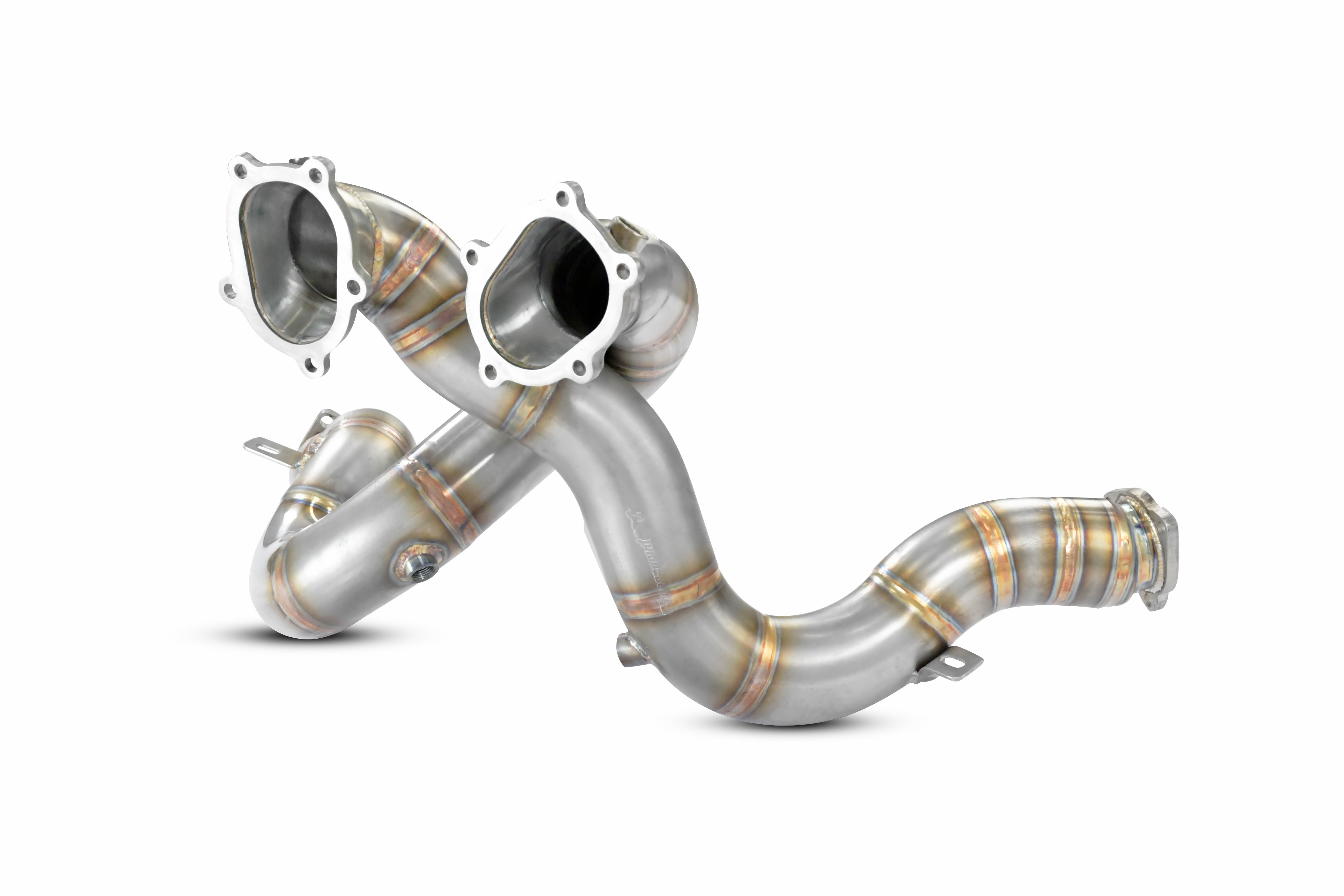 Downpipe kit Right + Left (Replaces catalytic converter)
