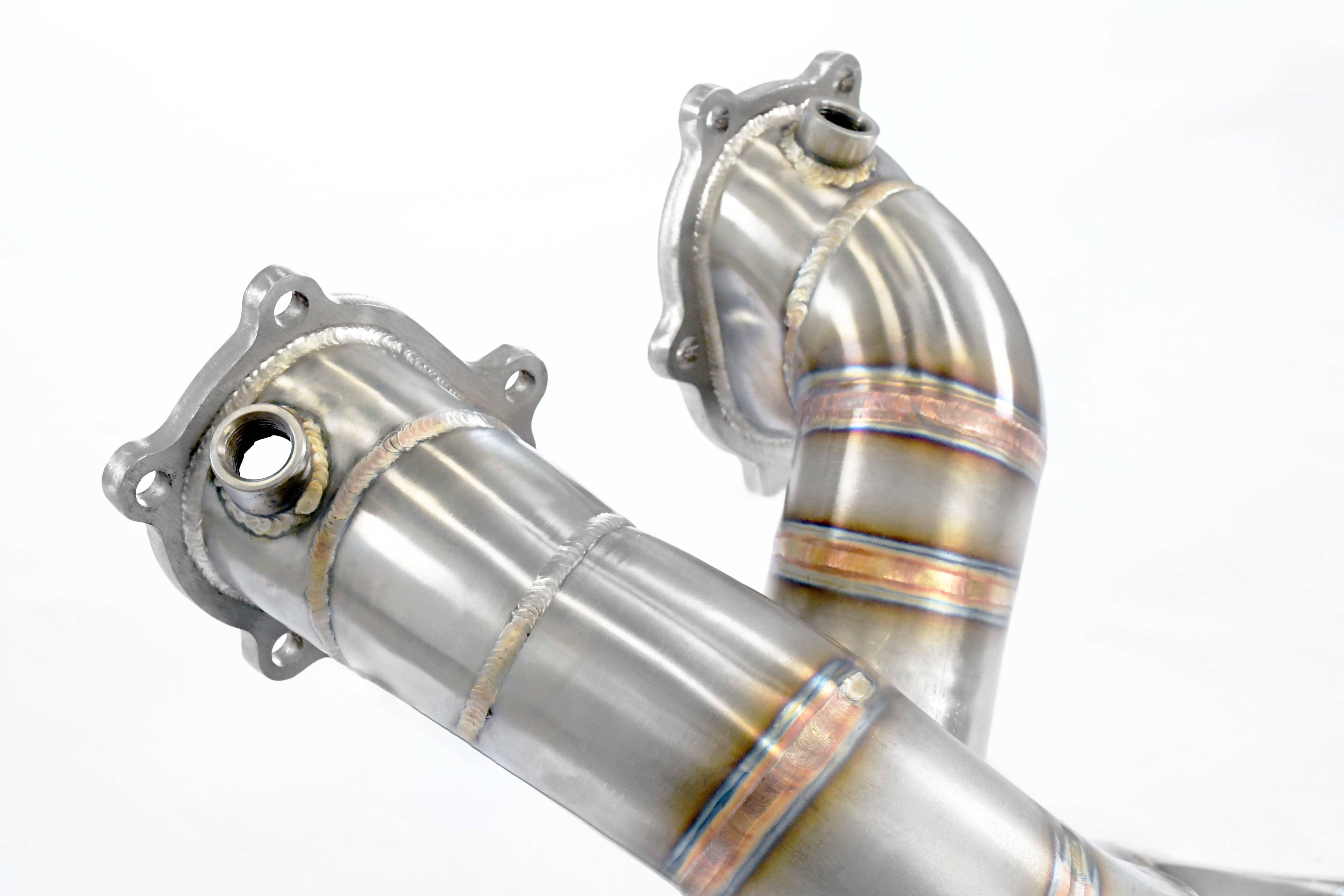 Downpipe kit Right + Left (Replaces catalytic converter)