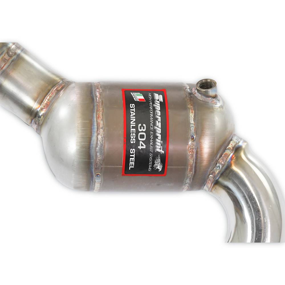 Downpipe Sinistro + Catalizzatore metallico