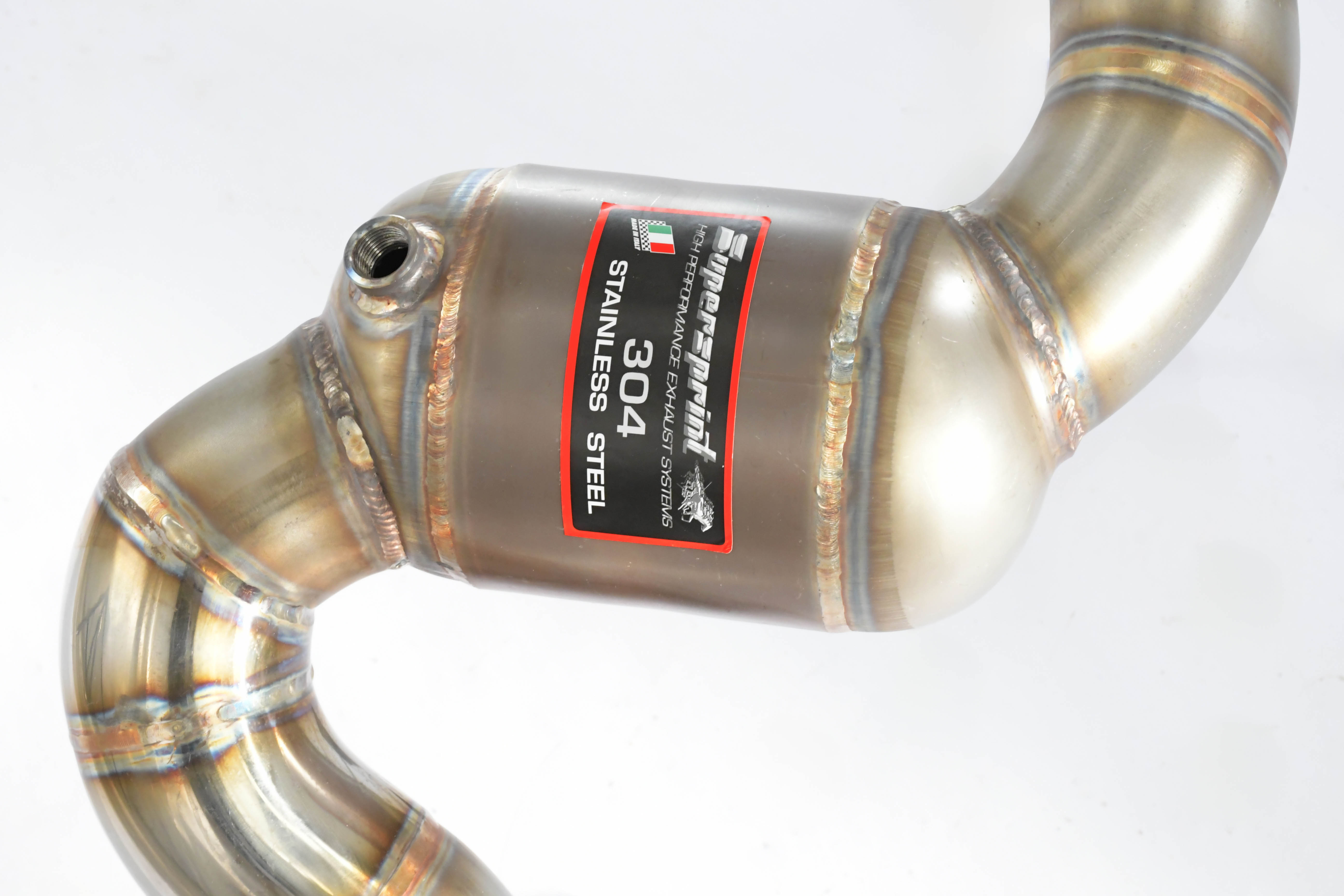 Downpipe Rechts + Sport Metallkatalysator