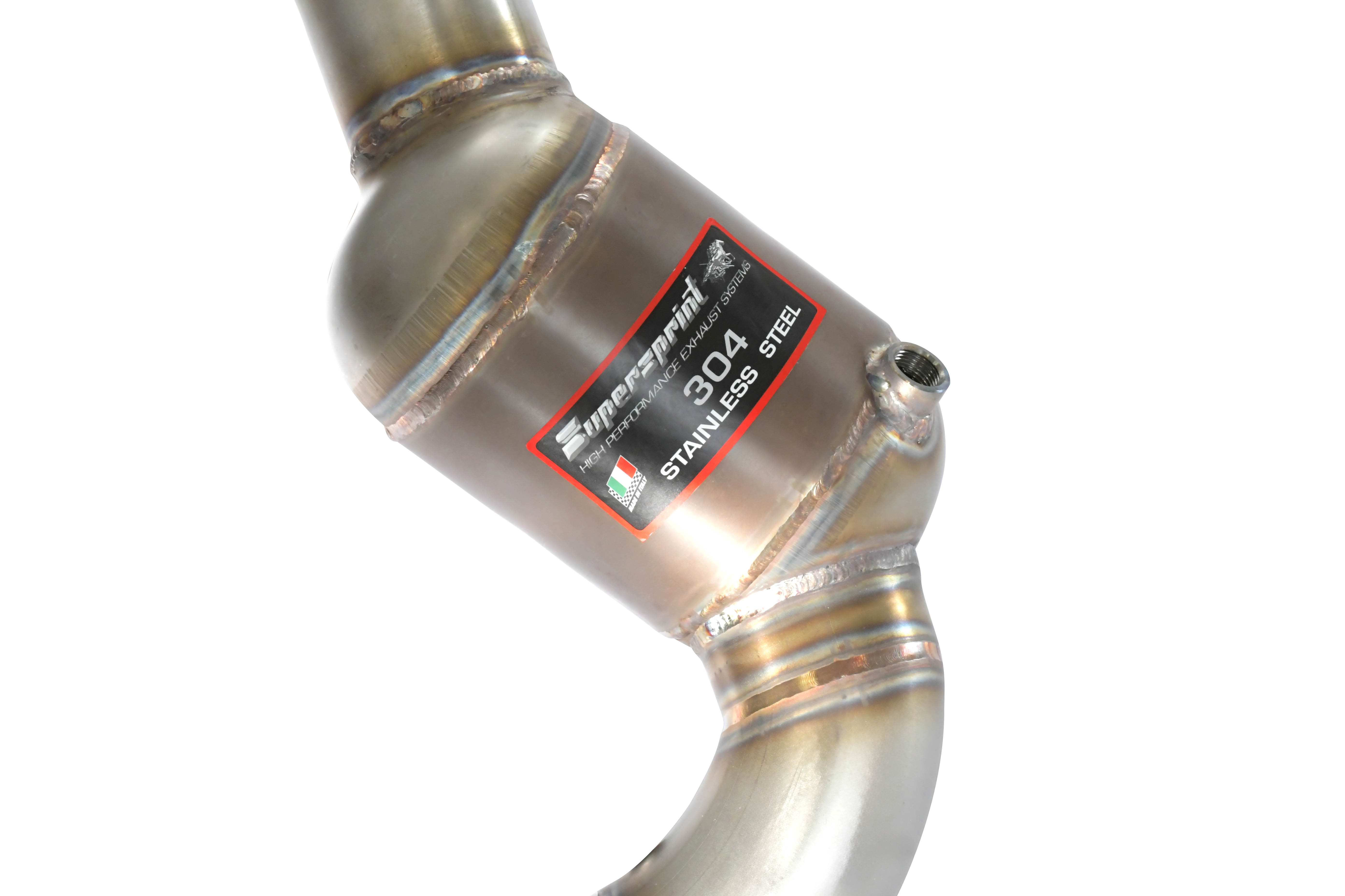 Downpipe Sinistro + Catalizzatore metallico