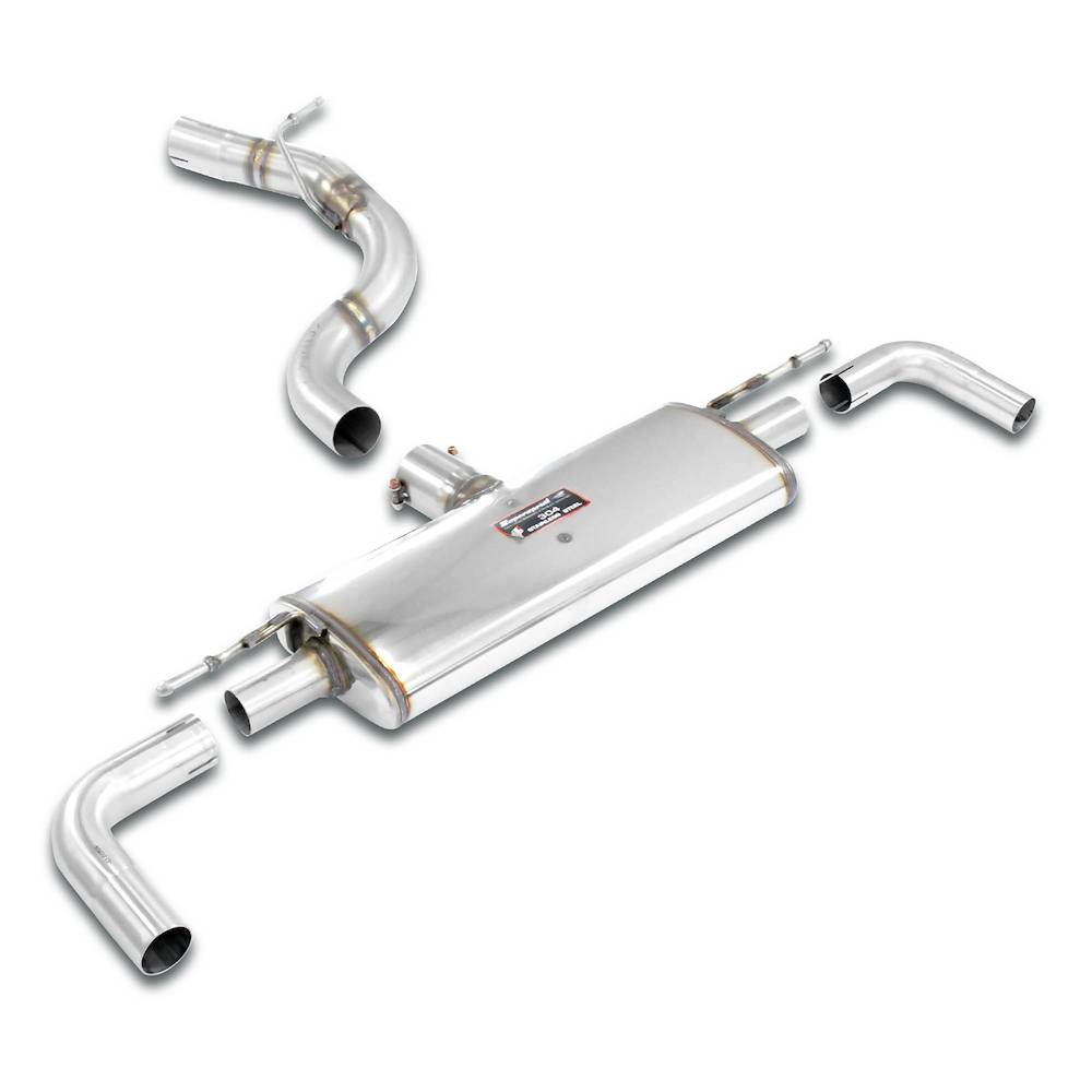 Rear exhaust right - left