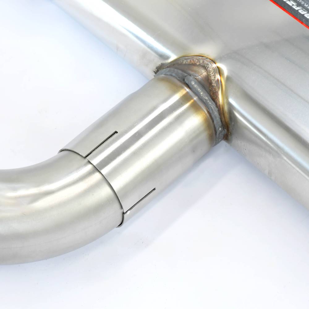 Rear exhaust right - left