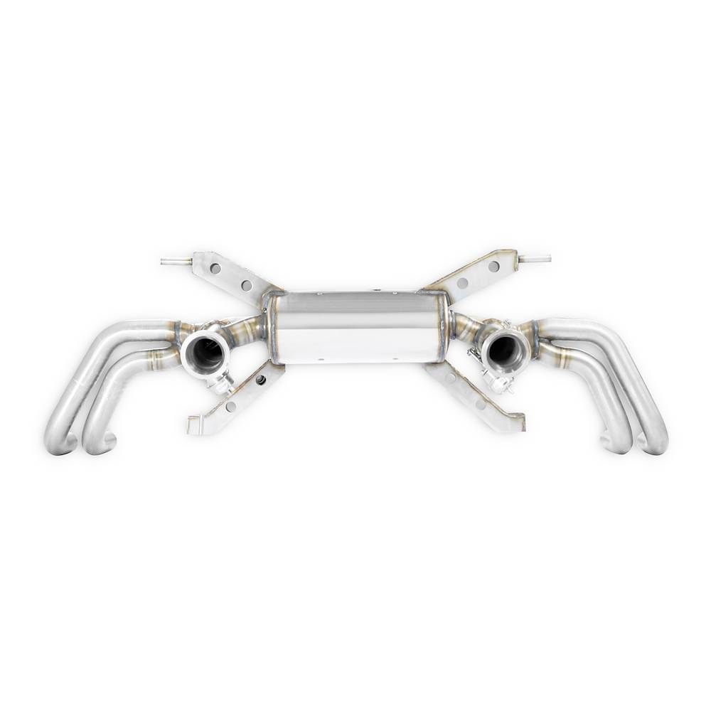 Rear exhaust with valves Right - Left 4 exits (Deletes the stock, secondary catalytics - fits to the stock endpipes) <strong><span style=color:#ea0000;>-14,0 Kg</span></strong>