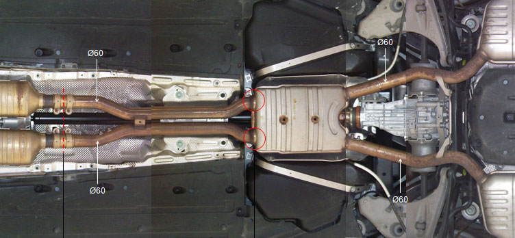 Mittelrohr + “X-Pipe”