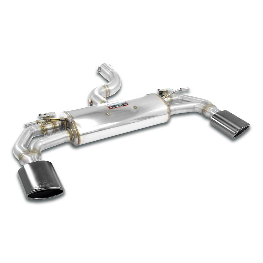 Posteriore con valvole destra - sinistra 145x95 "Gun Metal Grey"