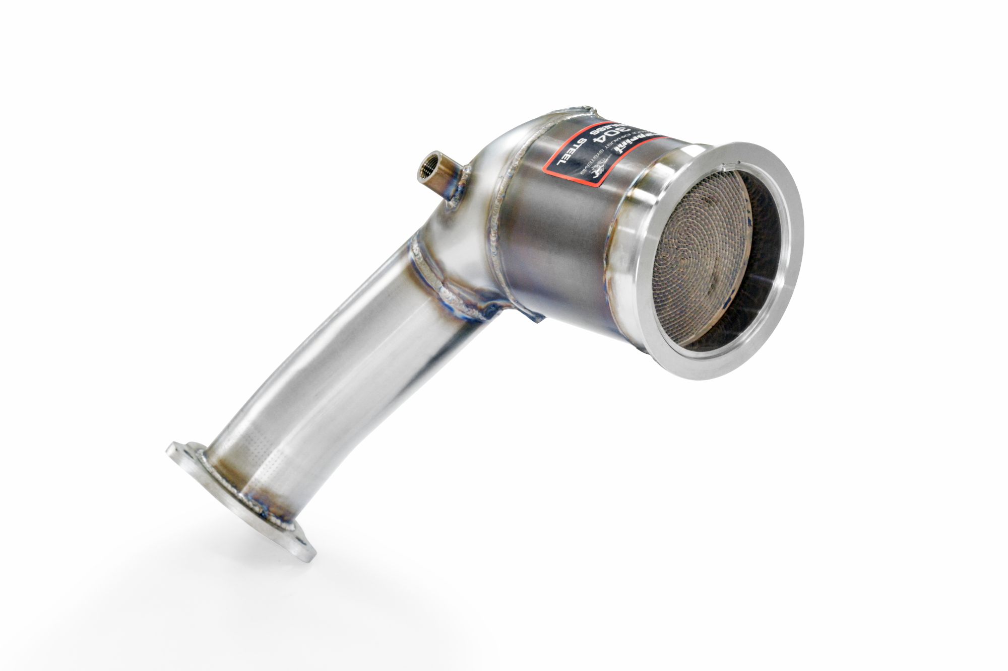 Downpipe Right with Metallic catalytic converter (Left Hand Drive / Right Hand Drive)