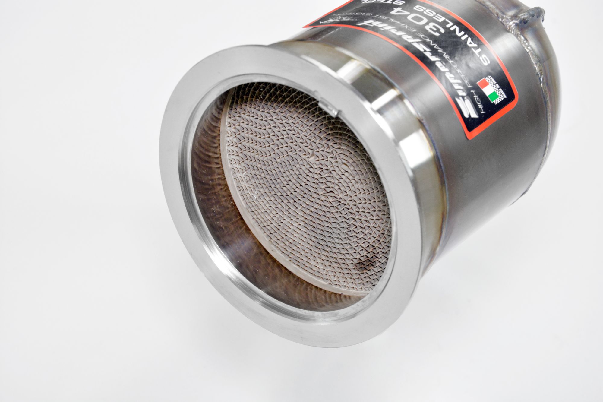 Downpipe Rechts + Sport Metallkatalysator (Left Hand Drive / Right Hand Drive)