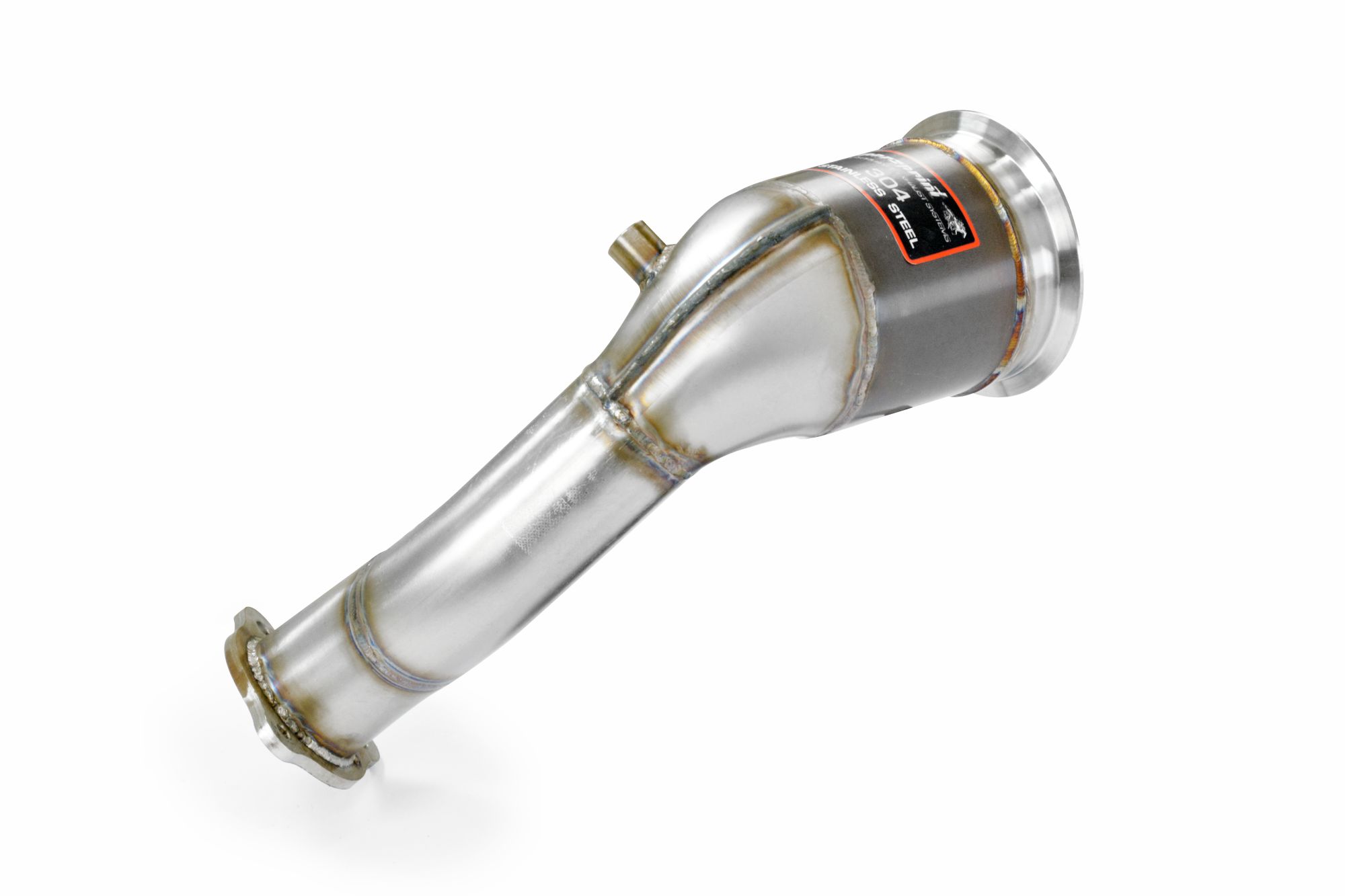 Downpipe Left with  Metallic catalytic converter (Left Hand Drive / Right Hand Drive)