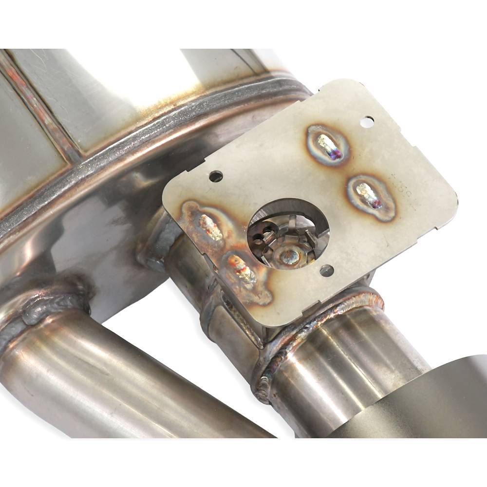 Rear exhaust Right 150x105 with valve