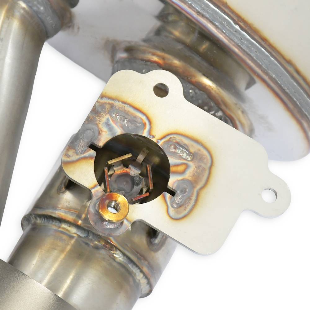 Rear exhaust Right 150x105 with valve