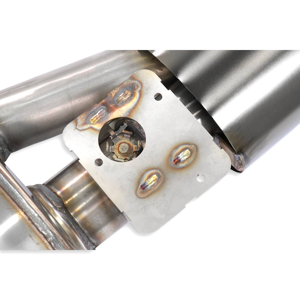 Rear exhaust Left 150x105 with valve