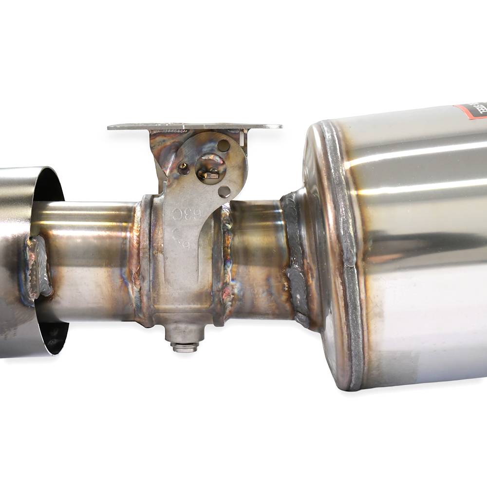 Rear exhaust Left 150x105 with valve