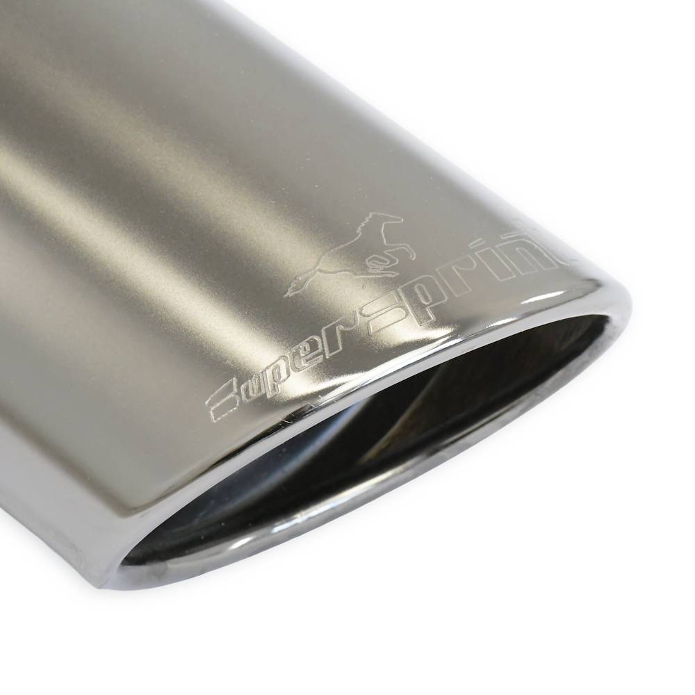 Rear exhaust Left 150x105 with valve