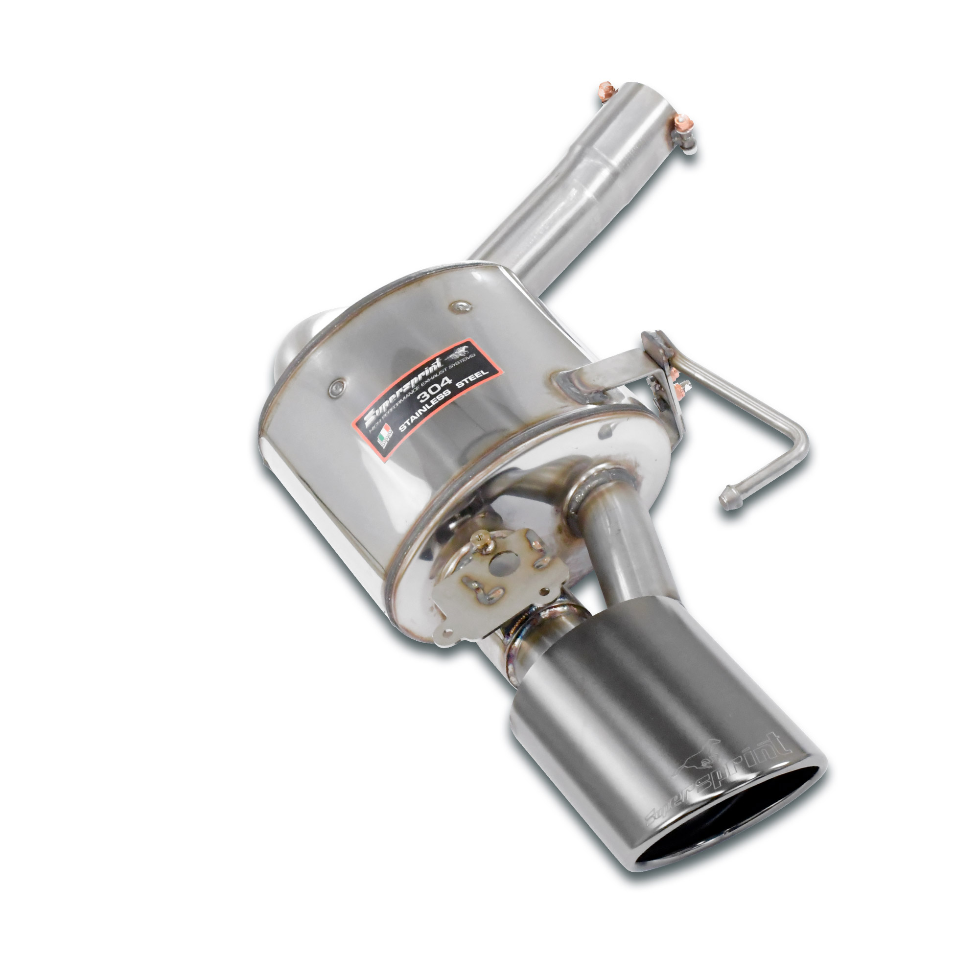 Rear exhaust Left 150x105 with valve