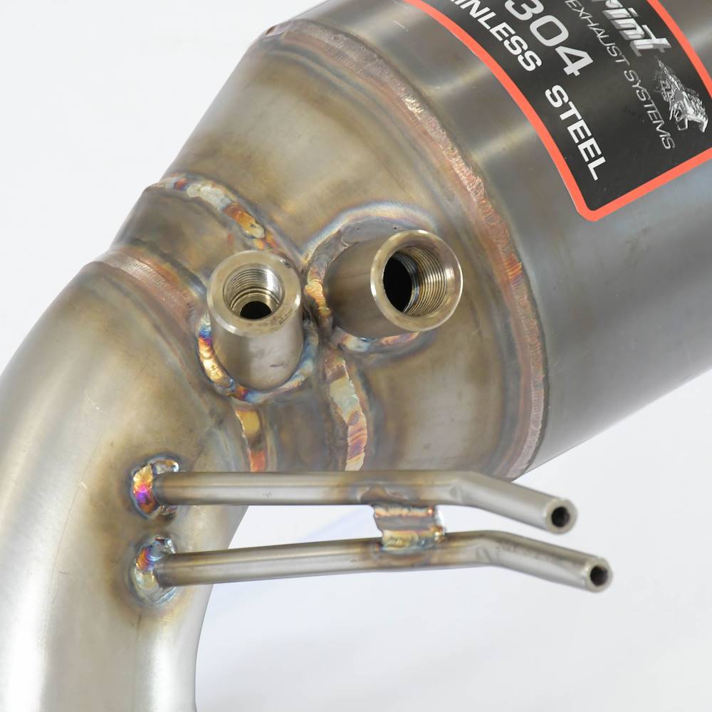 Downpipe Right with Metallic catalytic converter (Left Hand Drive / Right Hand Drive)