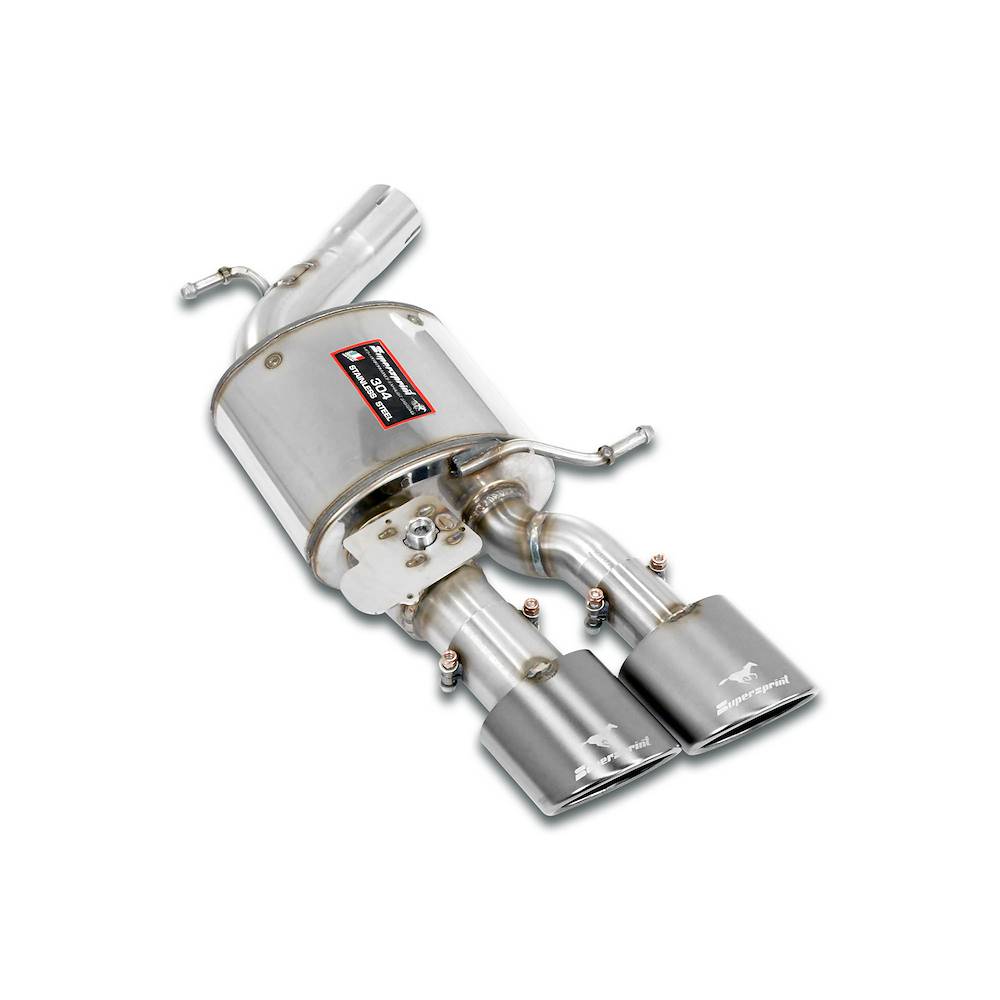 Rear exhaust Left 120x80 Black