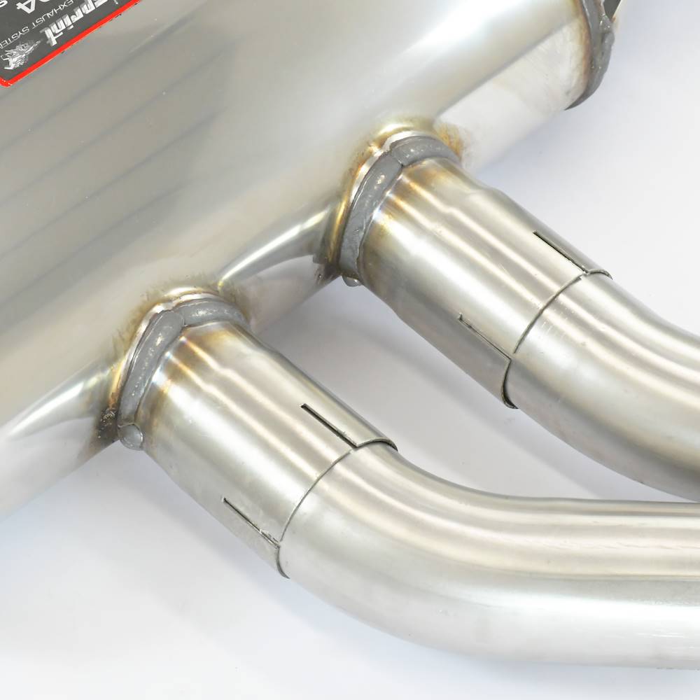 Rear exhaust right - left with valve, endpipes  GT Black 170x105
