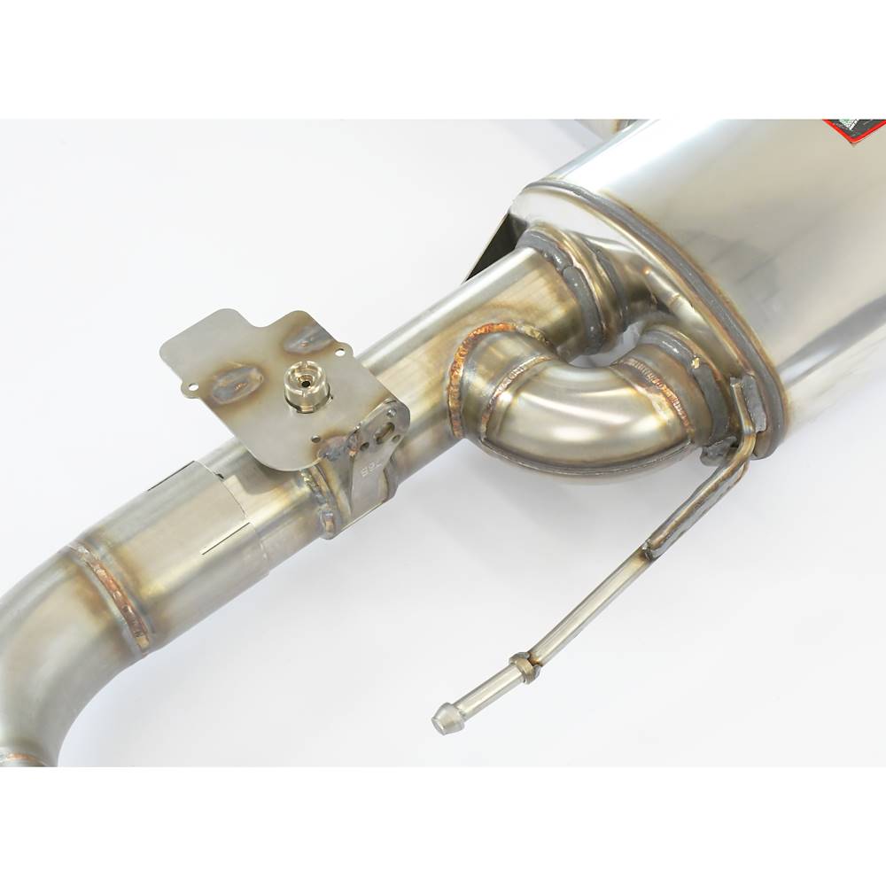 Rear exhaust right - left with valve, endpipes  GT Black 170x105