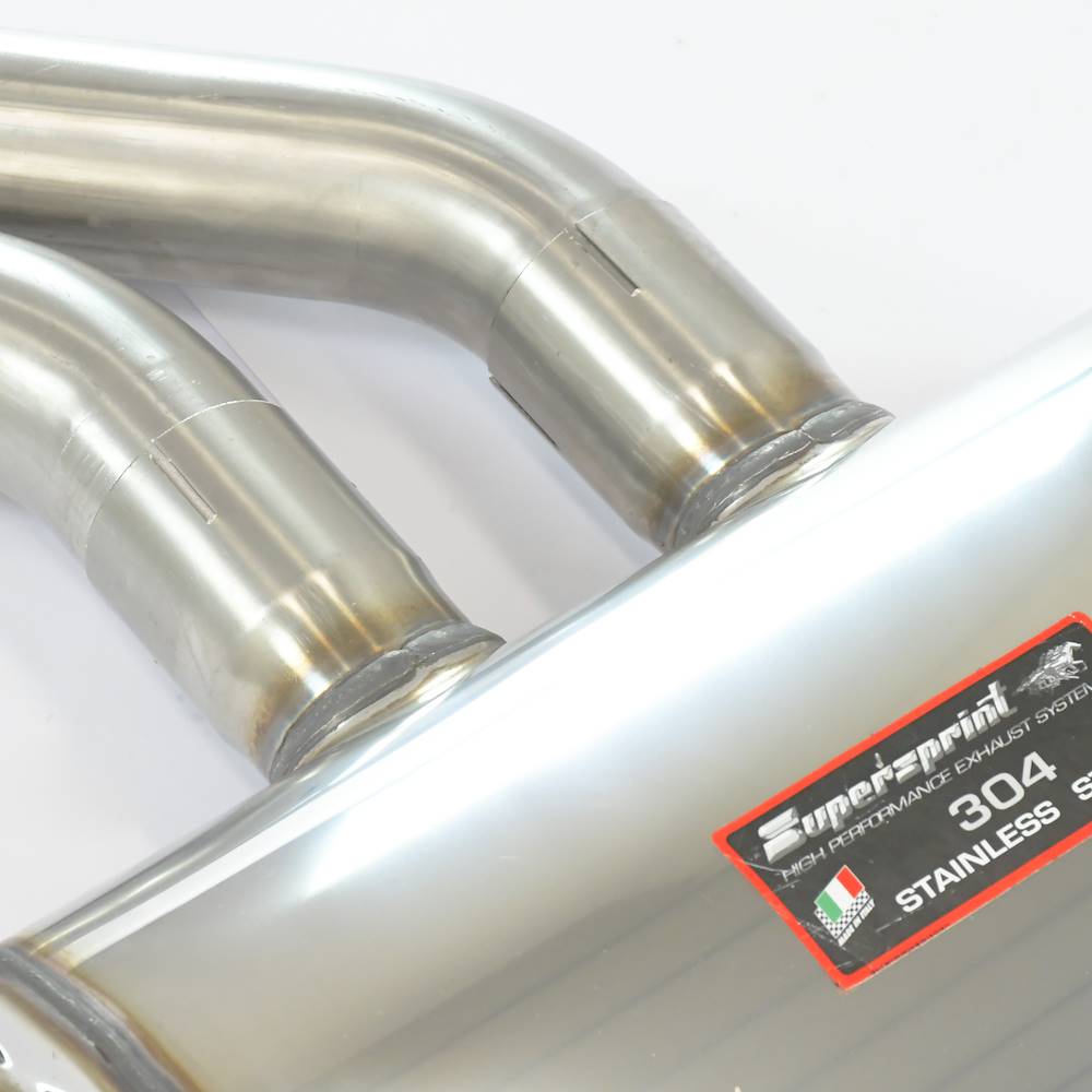 Rear exhaust right - left with valve, endpipes  GT Black 170x105