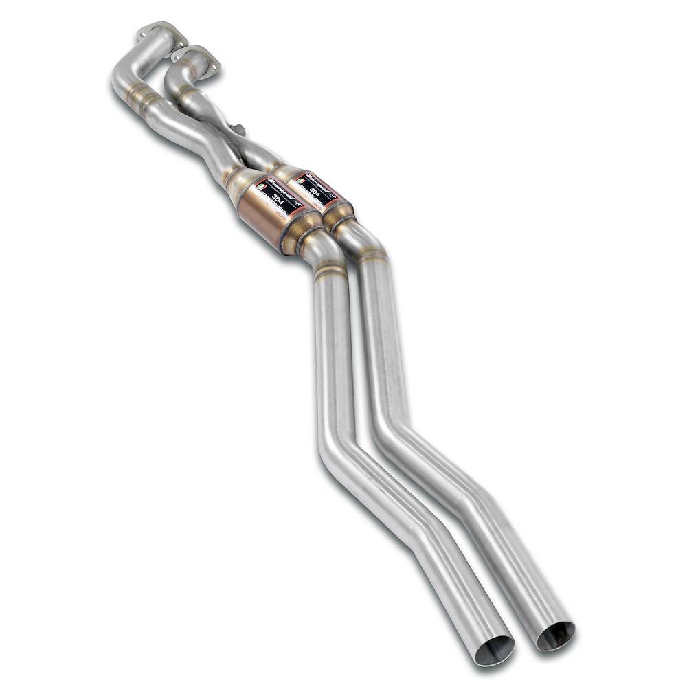 Anteriore con catalizzatore metallico destro - sinistro + "X-Pipe"