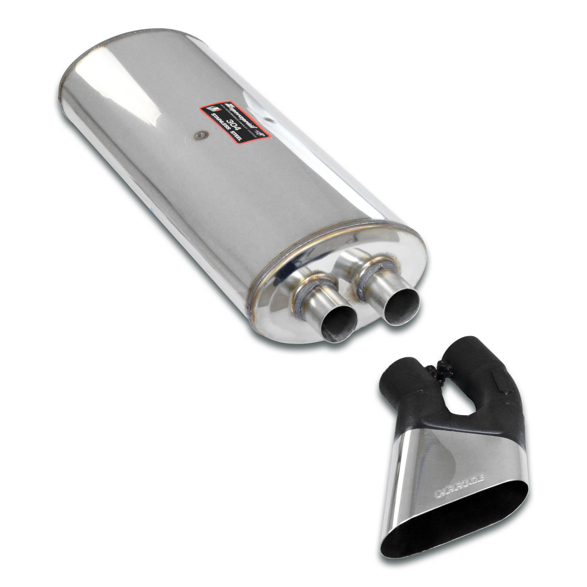 Rear exhaust 140x60 (angle exit)