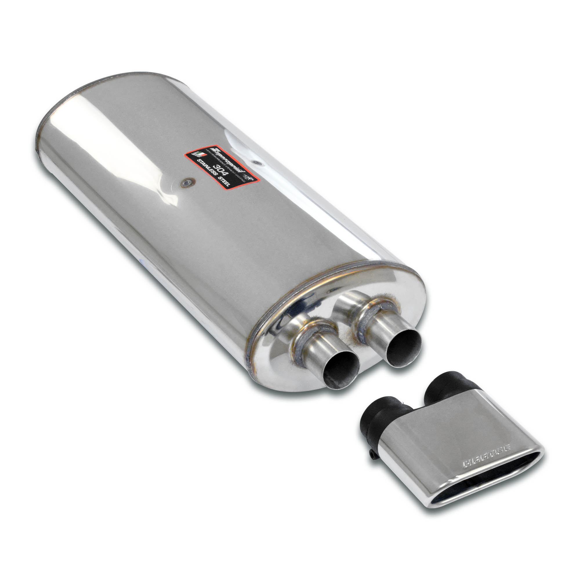 Rear exhaust 140x60 (straight exit)