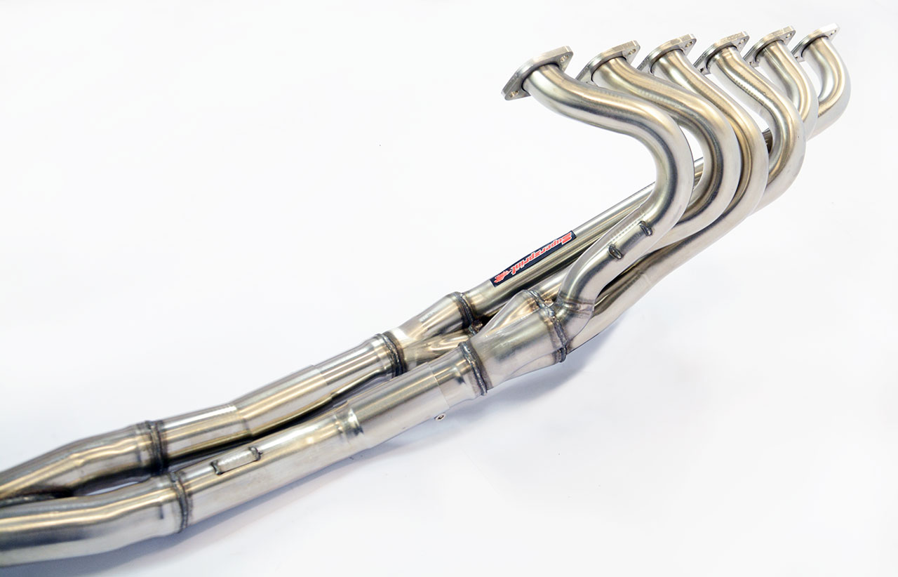 Collettore + "X-Pipe"<br>(Guida a sinistra)<br>100% Inox<br>Per catalizzatore di serie.