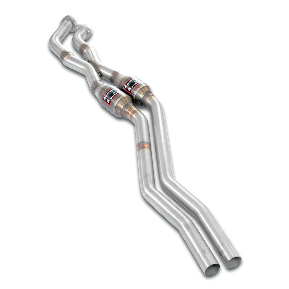 Anteriore con catalizzatore metallico destro - sinistro + "X-Pipe"