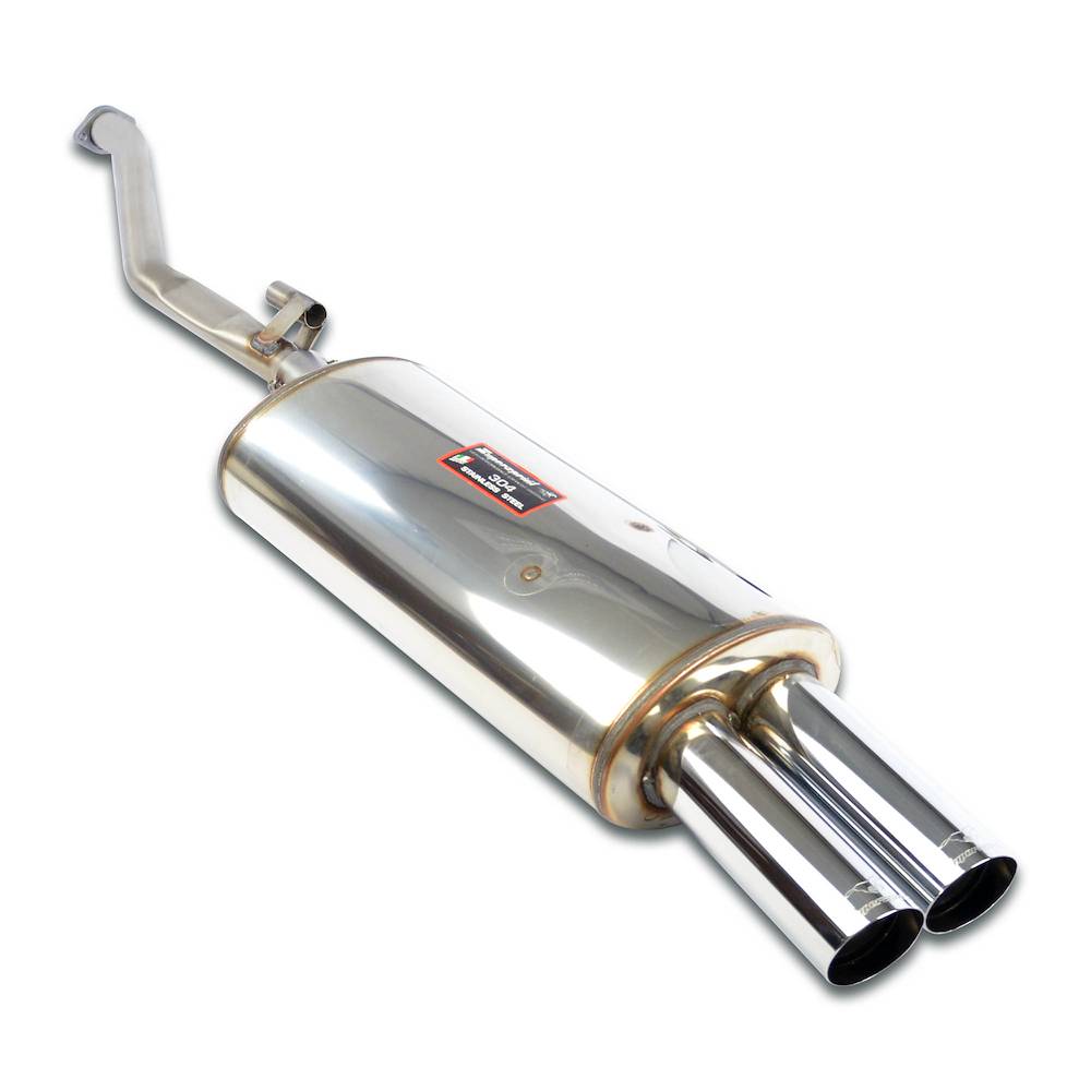 Tube Mittelschalldämpfer + Endschalldämpfer OO76