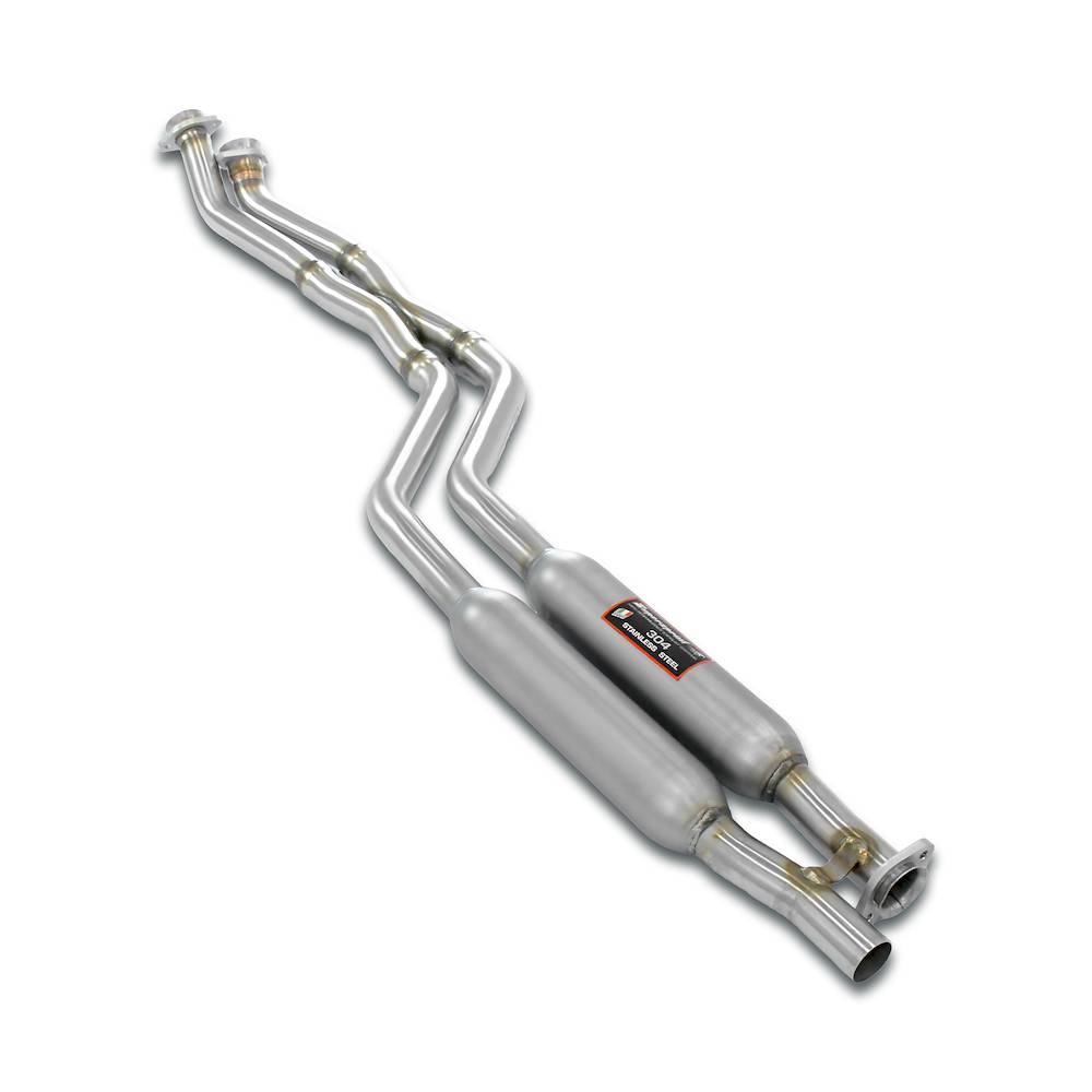 Silenziatore + Tubo anteriore "X-Pipe"