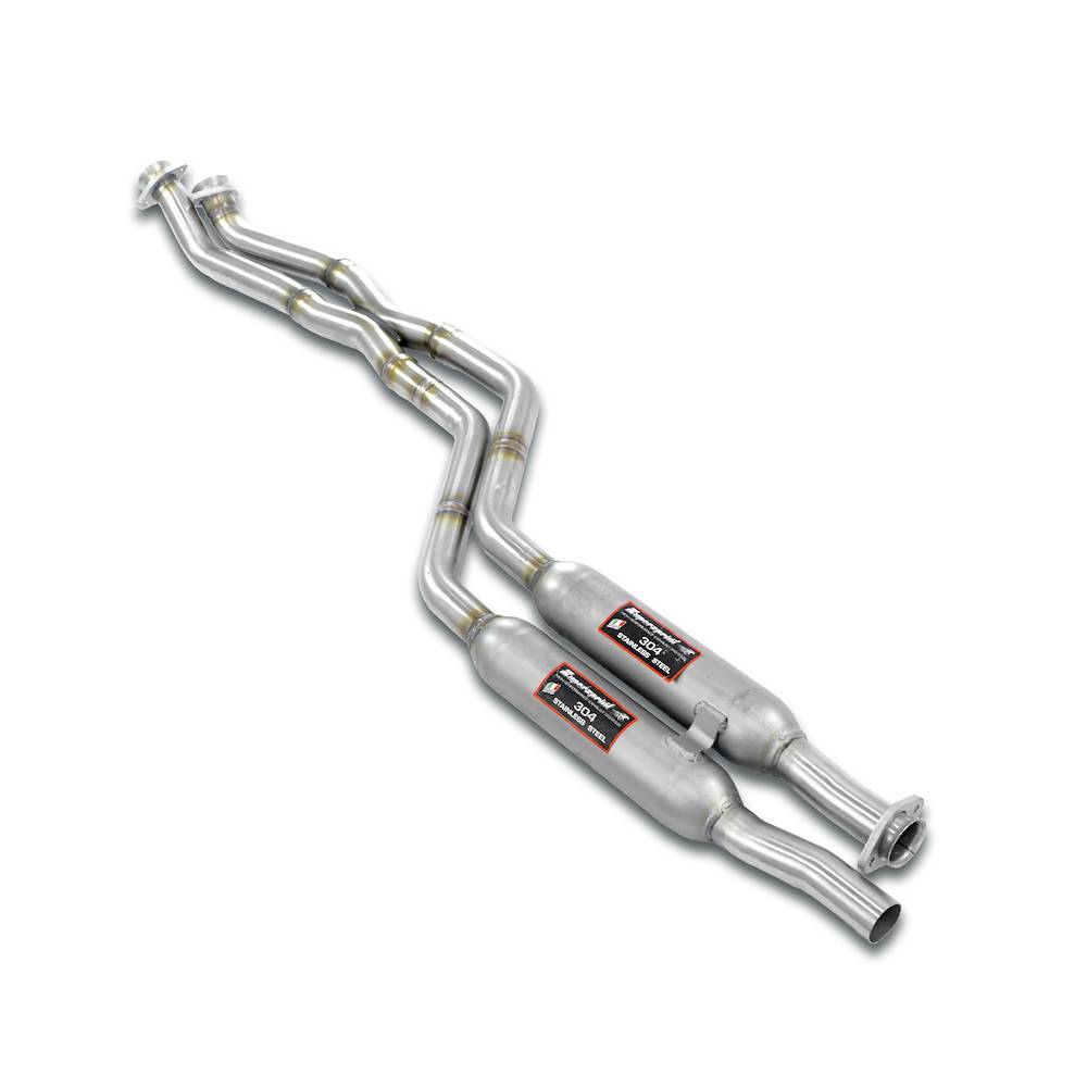 Silenziatore + Tubo anteriore "X-Pipe"