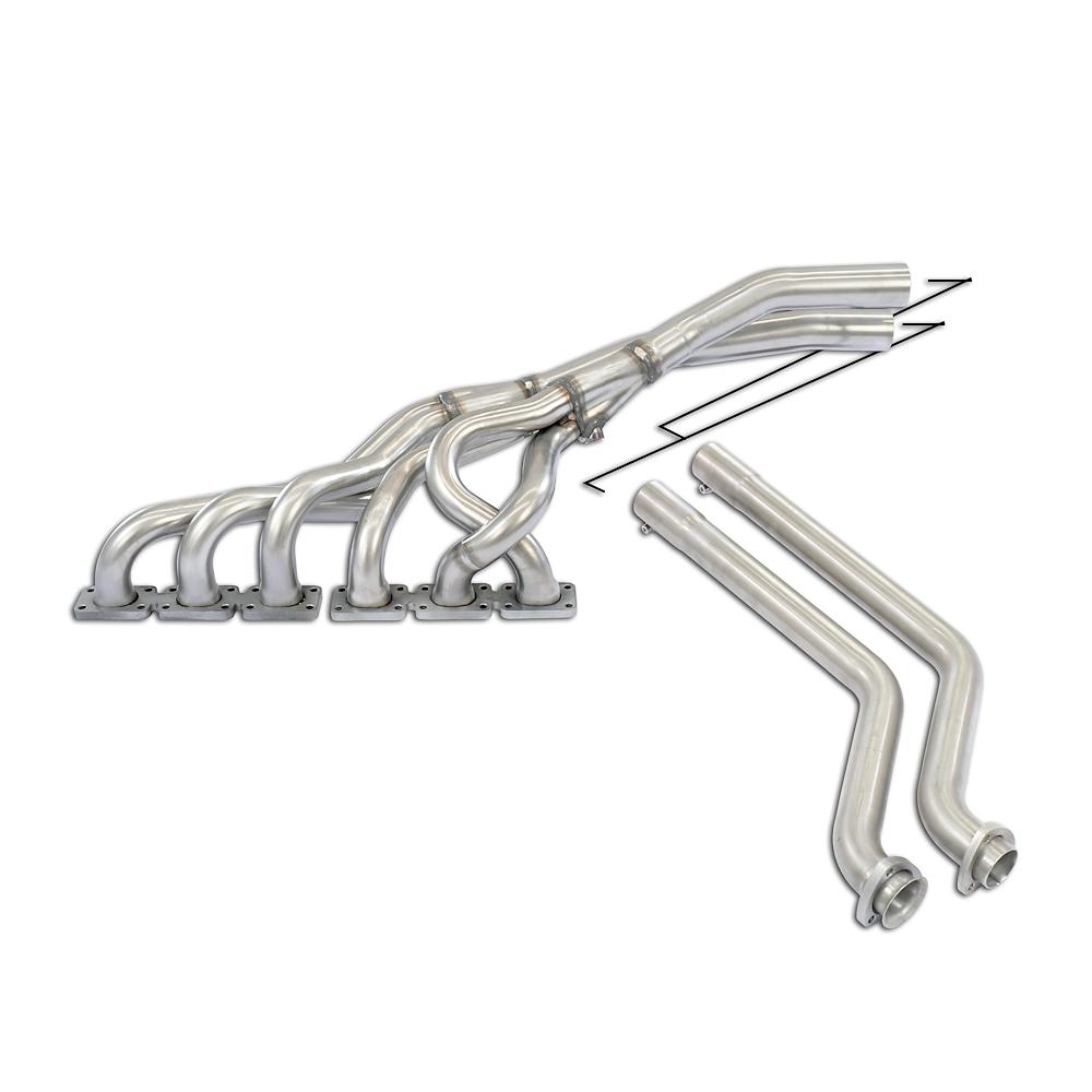 Collettore + tubi raccordo 100% Inox<br>(Guida a sinistra)