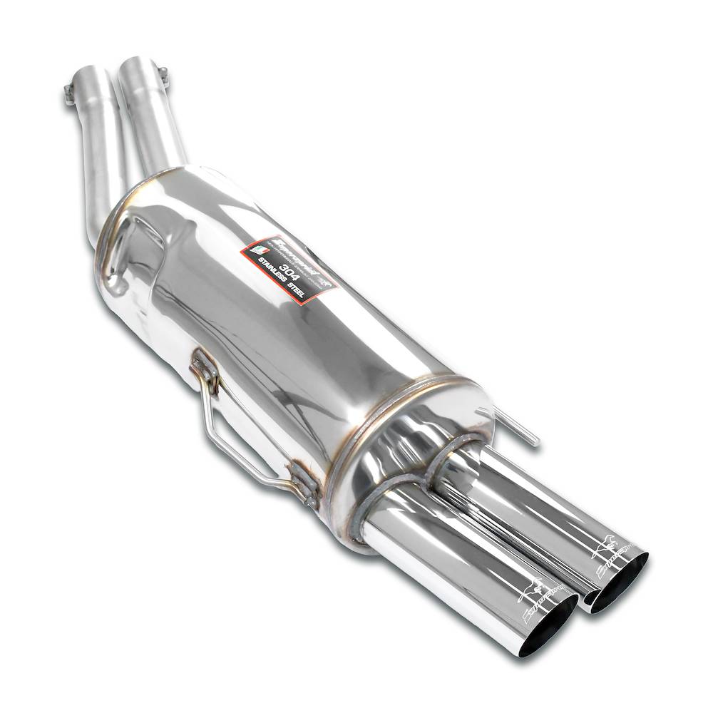 Rear exhaust OO76 RACE TIPS 100% Stainless Steel