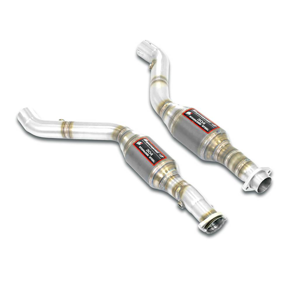 Front metallic catalytic converter Right - Left 100 CPSI