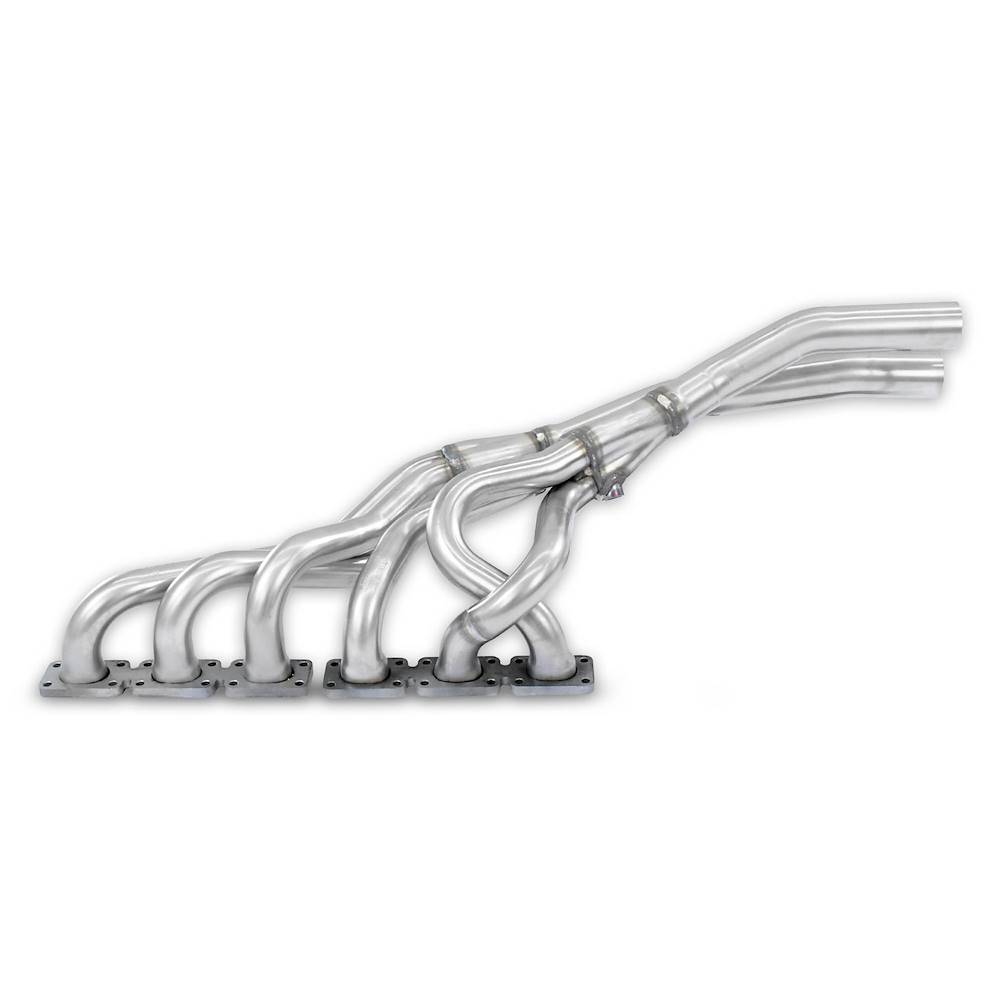 Collettore (Guida a sinistra) acciaio inox per catalizzatore di serie.