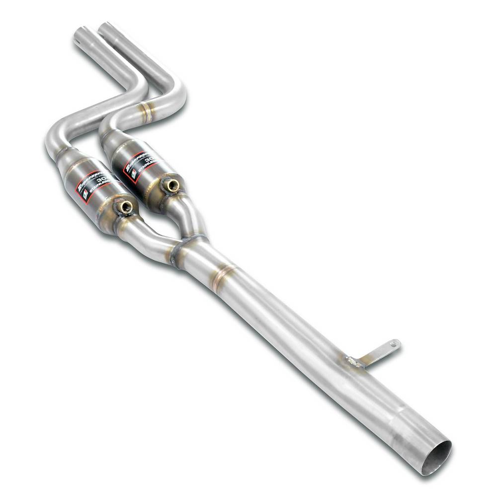 Front exhaust with  Metallic catalytic converter Right + Left