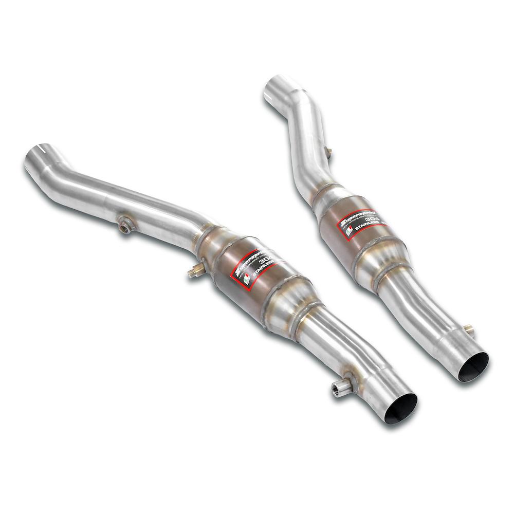 Kit anteriore Destro - Sinistro con catalizzatore metallico